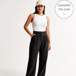 Curve Love A&F Sloane Tailored Pant Ambercombie